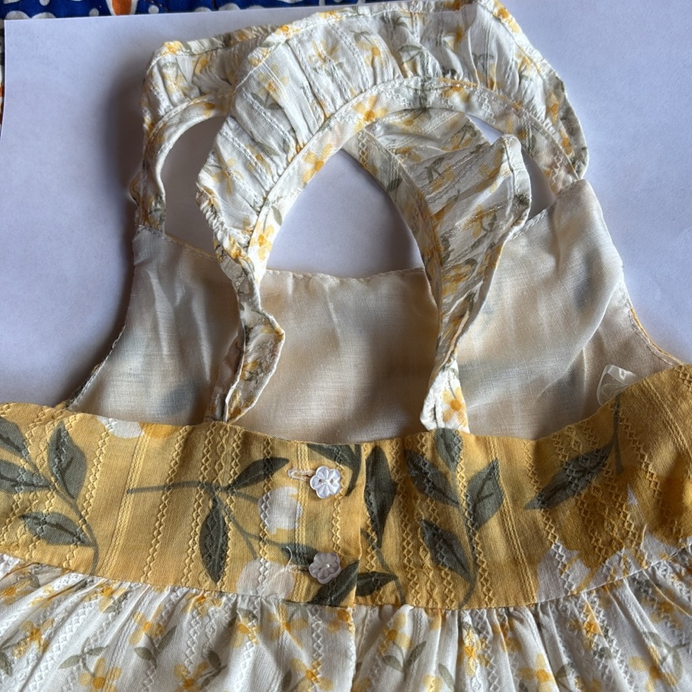 Catherine Malandrino Toddler Floral Cotton Dress 3T - Picture 3 of 6